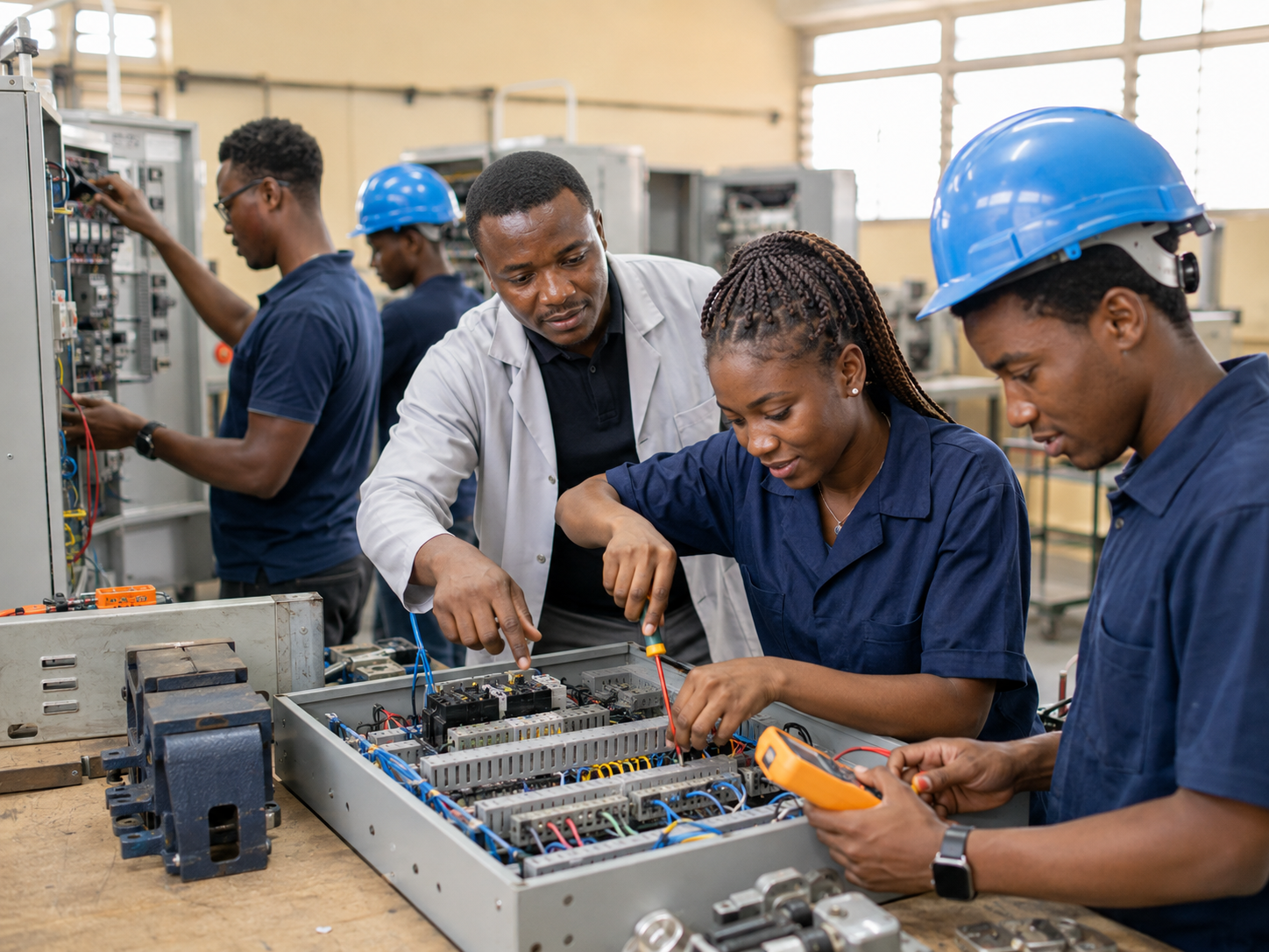 Takoradi Technical Institute workshop laboratory